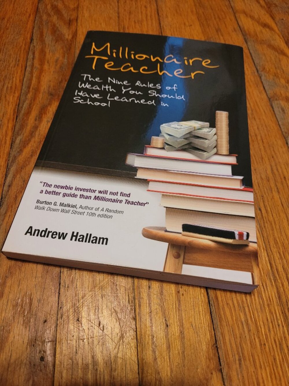 Millionaire Teacher by Andrew Hallam Paperback Personal Finance Investing Book